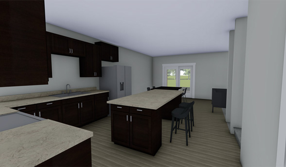 Greenfield Townhomes Kitchen Area